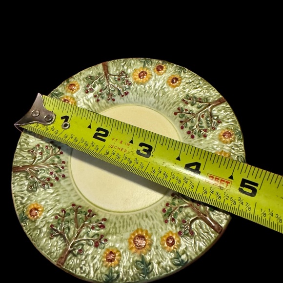 Yankee Candle Stoneware Candle Topper and Plate set Apple Valley Small,farm - Picture 3 of 13